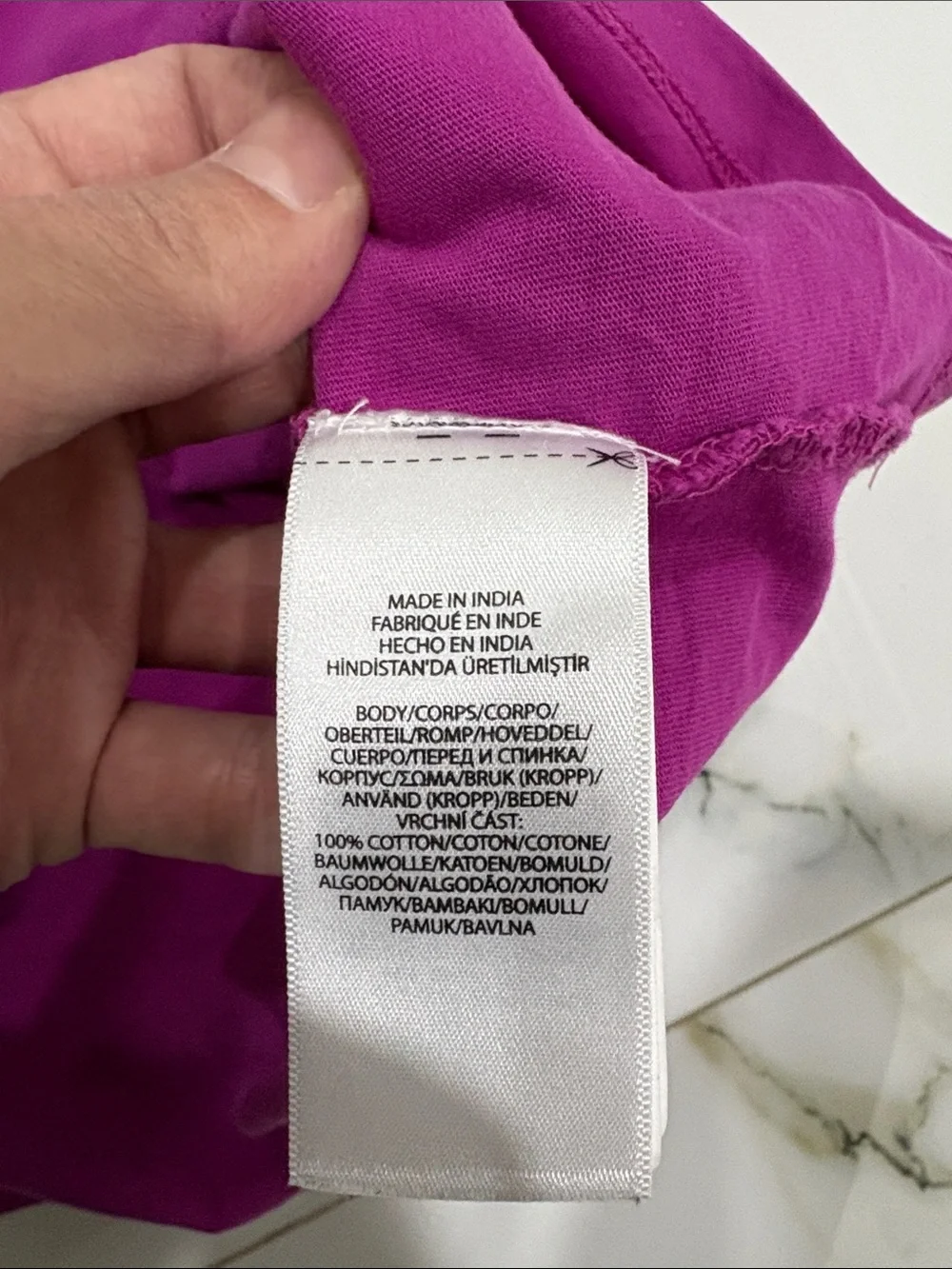 Ralph Lauren Girls' Fuchsia Drawstring Tee Dress size med